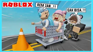 Aku Adiku Dan Zan Naik Troli Supermarket Di Roblox Brookhaven ft @Shasyaalala @zanhoof