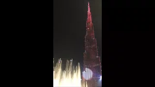 Light Up Dubai 2018 Burj Khalifa