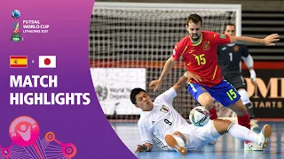 Spain v Japan | FIFA Futsal World Cup 2021 | Match Highlights