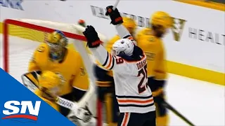 Leon Draisaitl Takes Feed From Connor McDavid To Score 40th Of the Season