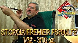 Обзор спиннинга St Croix PREMIER PS70ULF2  1/32 -  3/16 oz.