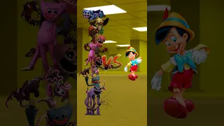 Poppy Playtime VS Pinocchio #shorts #poppyplaytimechapter3 #pinocchio