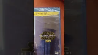 Star Wars Force Awakens 3D Blu Ray UK Version Unboxing