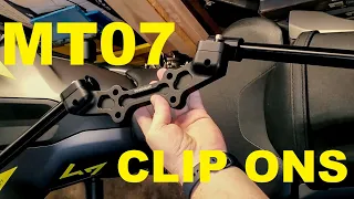 MT07 Clip on installation