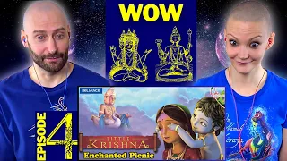 MUST WATCH | Little Krishna REACTION | BEST EPISODE!? | Part 4 Enchanted Picnic | Krishna VS Brahma