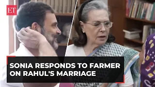 'Find a girl for him': Sonia Gandhi to woman farmer when asked about Rahul's marriage