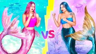 ¡La NUEVA Chica en la escuela es una sirena! | Sirena buena vs Sirena mala Bromas por FUN2U