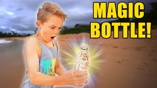 I Made 3 Wishes with a Magic Bottle! Kade Skye