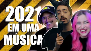 REACT A 2021 EM UMA MÚSICA | LUCAS INUTILISMO (ACHAMOS INCRÍVEL!)