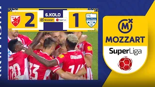 Mozzart Bet Super liga 2023/24 - 6.Kolo: CRVENA ZVEZDA – NOVI PAZAR 2:1 (1:0)