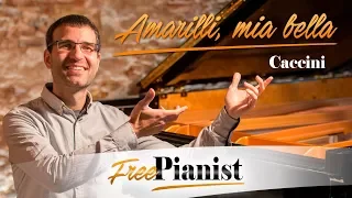 Amarilli, mia bella - G minor - KARAOKE / PIANO ACCOMPANIMENT - Caccini