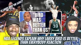 Is Bird the GOAT? First Time REACTING TO NBA Legends Explain Why Larry Bird is Better Than Everybody