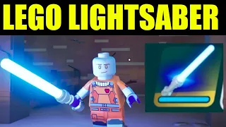 How to get lightsaber in lego fortnite (equip a lightsaber)