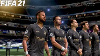 REAL MADRID VS BARCELONA Ft Alaba, Neymar, Depay, | UEFA Champions League | Gameplay