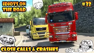 ★ IDIOTS on the road #32 - ETS2MP | Funny moments - Euro Truck Simulator 2 Multiplayer