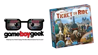 Sneak Peek of Ticket to Ride: France and Old West United States with the Game Boy Geek