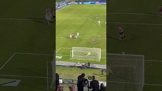 Errore di Tutino dagli 11 metri (Palermo - Reggina 2-1)