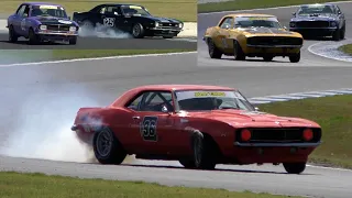 Stubber last to 2nd! Group N Historic Touring Cars O2L Race 3 Phillip Island Classic 2023 69 Camaro