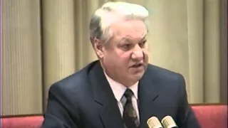 Ельцин после развала СССР и отставки Горбачева 26.12.1991