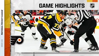 Penguins @ Flyers 11/25 | NHL Highlights 2022