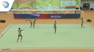 Russia - 2018 Rhythmic Europeans, 3 balls and 2 ropes final