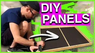 How I Built My Acoustic Panels (Wall, Ceiling, and Cloud Panels)