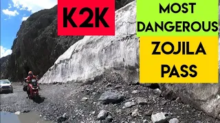 K2K || Leh Ladakh Ride 2022 || Most Dangerous Road Part 2 || Zojila Pass