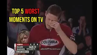 Top 5 WORST Chris Barnes moments on TV | PBA Bowling Rewind