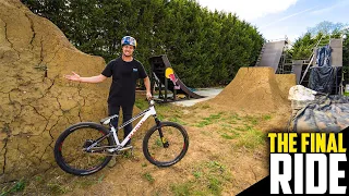 THE LAST RIDE AT MY SLOPESTYLE MTB COMPOUND!!