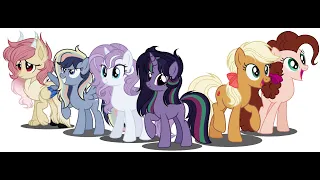 2021 Speedpaint 09: MLP Next Gen Redesigns 1: Mane Six