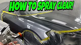 Car Painting: How to Spray the BEST LOOKING Clearcoat!