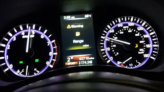 Q50 E85 acceleration video