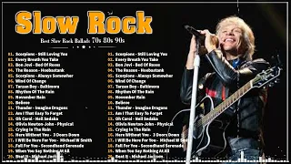 Top Slow Rock Ballads 70s 80s 90s 🎙 Bon Jovi, Led Zepplin, Nazareth, Scorpions, Aerosmith..,