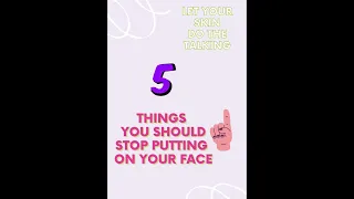 5 Things You Should Stop Putting On Your Face #Shorts #Youtubeshorts #Skincaremistakes