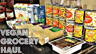 MONTHLY VEGAN GROCERY HAUL ♥ Cheap Lazy Vegan