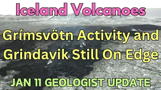 Iceland's Geologic Unrest: Quakes and Glacial Floods at Grímsvötn, Eruption Primed near Grindavik