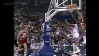 Isiah Thomas Dunks Over Magic Johnson (1986 NBA All-Star Game)