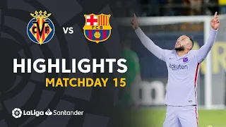 Highlights Villarreal CF vs FC Barcelona (1-3)