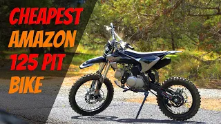 I bought the cheapest 125cc Pit bike from Amazon / overview and Terrifying top speed