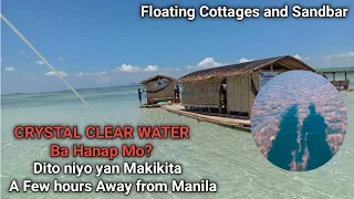 Little Boracay & Sandbar, Floating Cottage And Crystal Clear Water in Calatagan Batangas | LorGer Tv