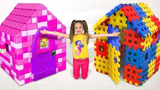 Sasha y Max construido una nueva casa para niños