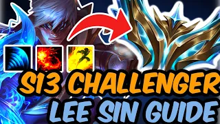 HOW TO 1V9 IN SOLO QUEUE - S13 Challenger Lee Sin Guide - Quick Guides #1