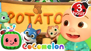 One Potato, Two Potatoes, Three Potatoes, Four | Cocomelon - Nursery Rhymes | Fun Cartoons For Kids