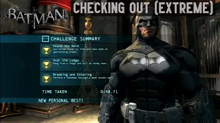 Checking Out (Extreme) Stealth Challenge 3 Medals No Damage Batman Arkham Origins