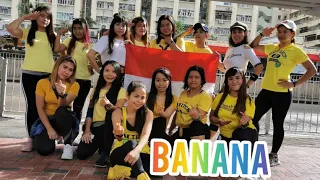 BANANA ( TikTok Remix) Concarah feat Shaggy, DJ Fle, Minisiren Remix || Zumba Lovers HK