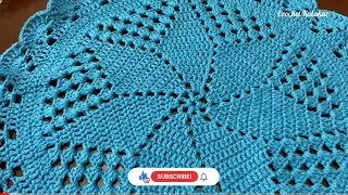 Crochet Easy Rug / Crochet simple place mat / Beginners friendly crochet tutorial / part # 1