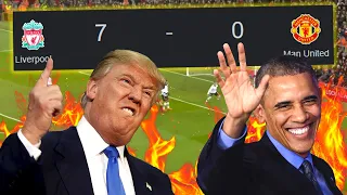 Donald Trump & Barack Obama Reacts To LIVERPOOL 7-0 MAN UNITED