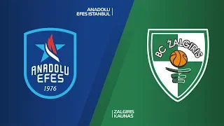 Anadolu Efes Istanbul - Zalgiris Kaunas Highlights | Turkish Airlines EuroLeague, RS Round 24