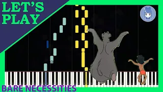 Bare Necessities from The Jungle Book by Terry Gilkyson [Piano Tutorial]