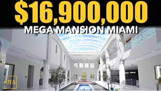 Inside a $16,900,000 MEGA MANSION in Miami Florida | Peter J Ancona